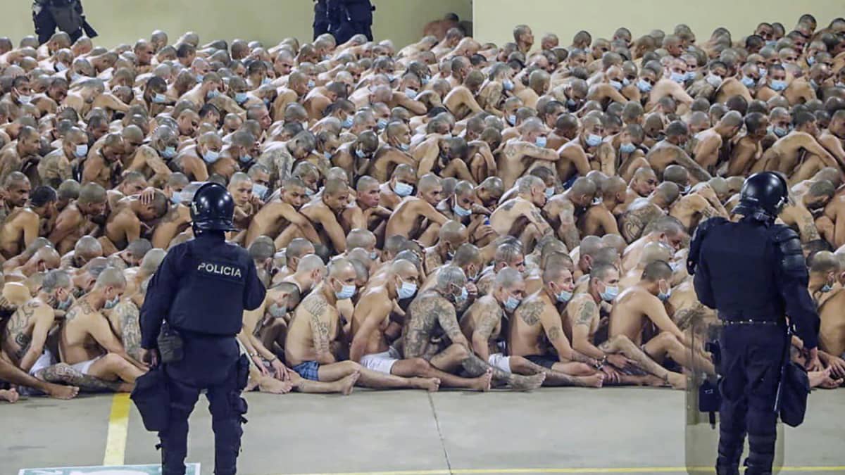 ３密どころじゃない 刺青囚人が超濃厚接触の 刑務所衝撃写真 Fridayデジタル